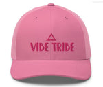 VIBE TRIBE Embroidered Trucker Hat - PLAY SALTY 