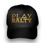 5 Panel Gold Foil Trucker Hat (USE CODE: PLAYSALTY50) - PLAY SALTY 