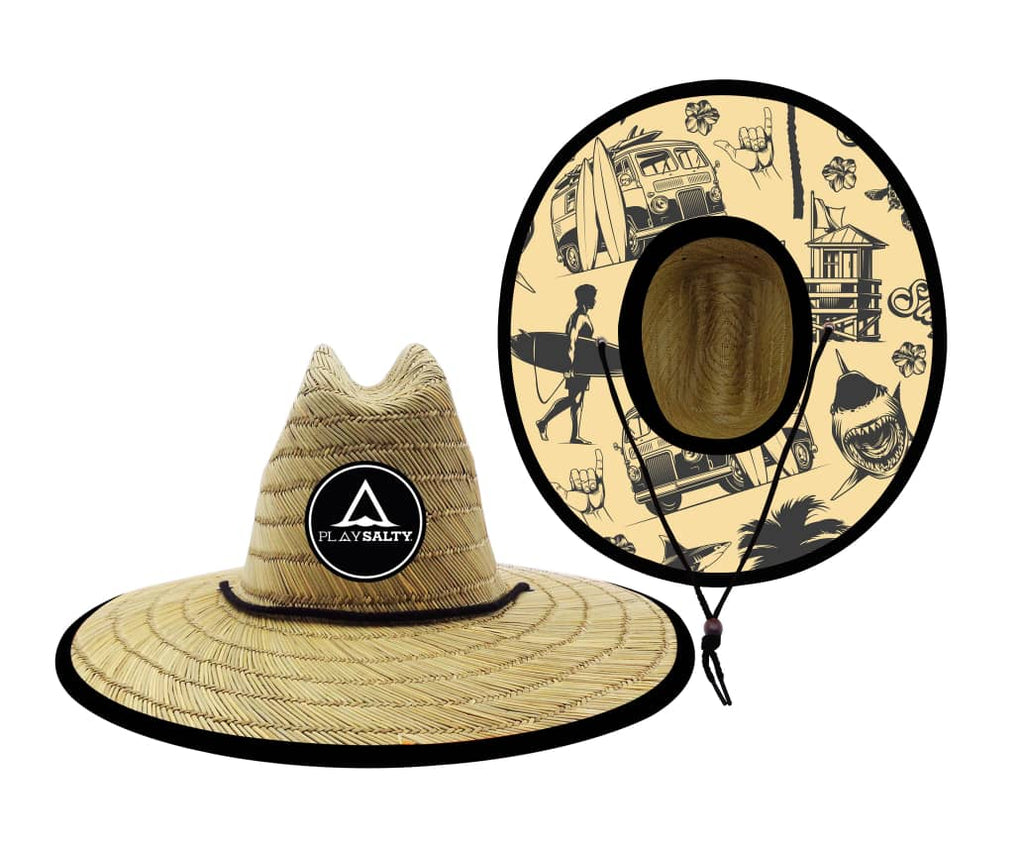 Lifeguard Straw Hats 56cm - PLAY SALTY 