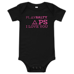 PS I LOVE YOU Eco-Friendly, Unisex Baby Onesie - PLAY SALTY 