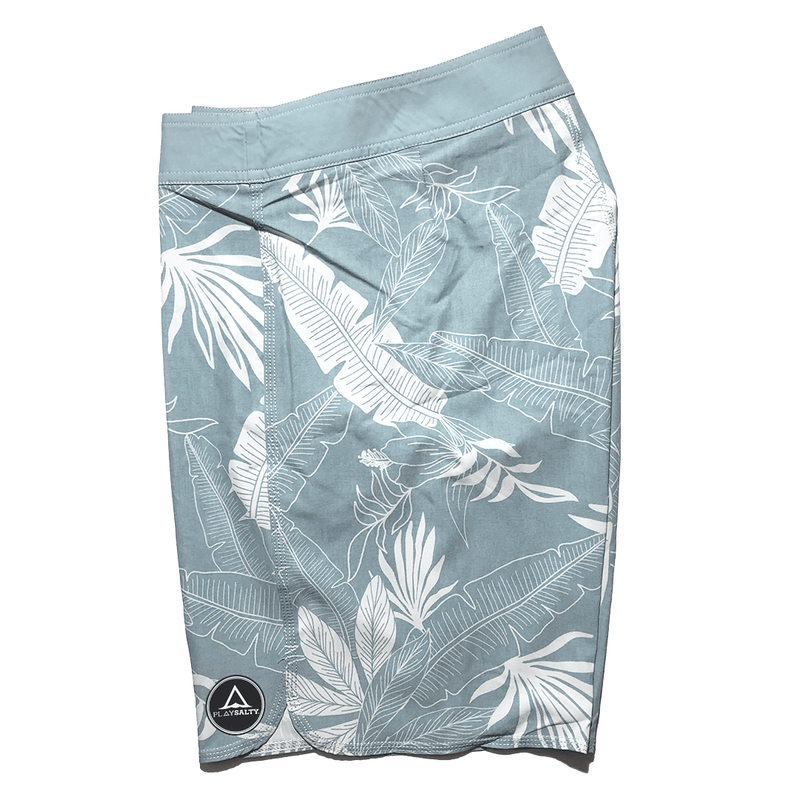 Tropical Palm Performance Boardshorts - PLAY SALTY 