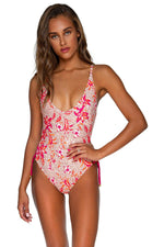 Koa Over the Shoulder One-Piece Swimsuit - PLAY SALTY 