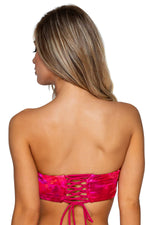 Rio Sands Bandeau Reversible Tie Dye Bikini Top - PLAY SALTY 