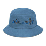 OCEAN LOVERS Denim Bucket Hat - PLAY SALTY 