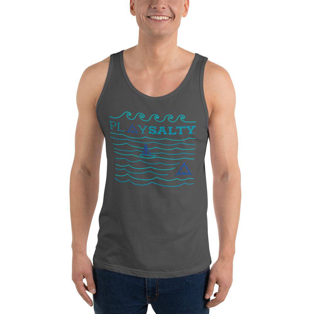WAVE~RIPPLE~SAIL Eco Tank Top - PLAY SALTY 