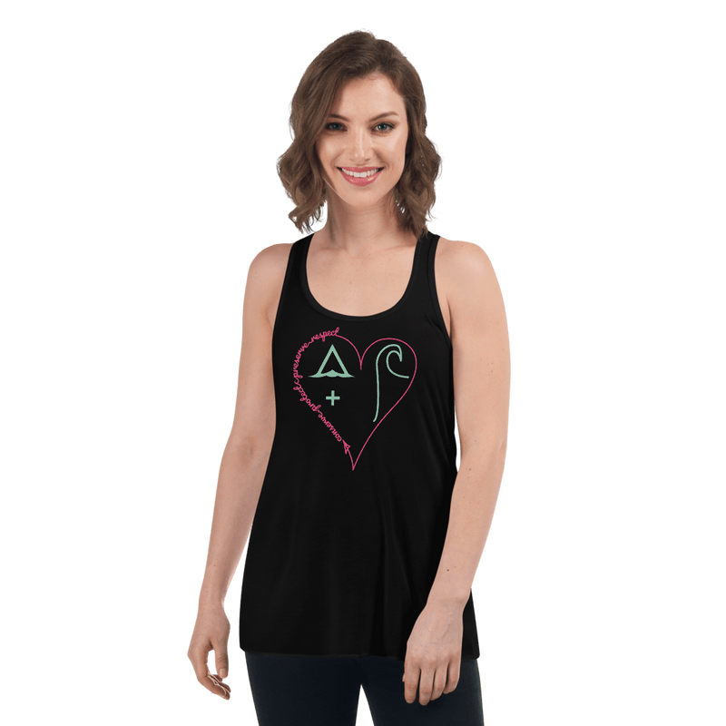Conserve∆Protect∆Preserve∆Respect Flowy Racerback Tank - PLAY SALTY 
