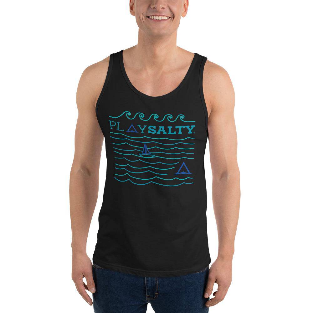 WAVE~RIPPLE~SAIL Eco Tank Top - PLAY SALTY 
