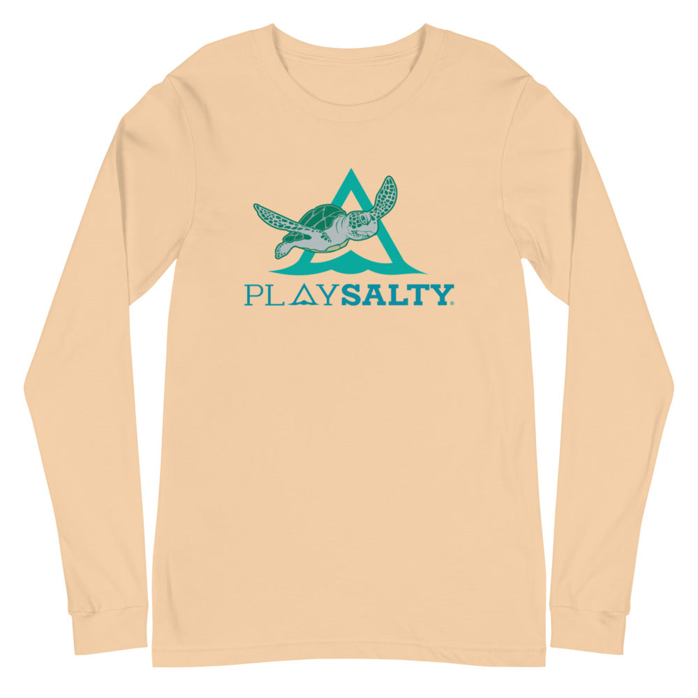 SAVE THE TURTLES Long Sleeve Tee - PLAY SALTY 