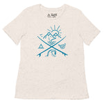 FAMILY CREST Eco Relaxed Tri-Blend Tee - PLAY SALTY 